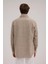 Kahve Classic Fit Kareli %100 Pamuk Gömlek 4
