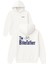 The Bikefather Tasarım Baskılı Oversize Beyaz Kapüşonlu Sweatshirt 1