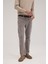 Gri Comfort Fit Kadife Spor Pantolon 1