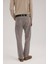 Gri Comfort Fit Kadife Spor Pantolon 4