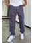 Erkek Lacivert Baggy Kargo Pantolon 4