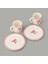 Kitchen Ribbon 2'li Porselen Kahve Fincanı Takımı - Pembe / Beyaz - 110 ml 2