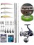 Yekoutdoor Profesyonel Olta Seti Okuma Alijos Surf 435 cm 100+250 gr 3 Parça&shimano Makina Twin Power 8000 Sw C Pg 1