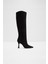 Adalinda Çizme Diz Üstü Çizme - Siyah 1
