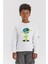 Bg Store Erkek Çocuk Beyaz Sweatshirt 2