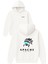 Apache Chef Tasarım Baskılı Oversize Beyaz Kapüşonlu Sweatshirt 1