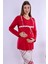 Vişne %100 Pamuk Hamile Lohusa Pijama Takımı 1