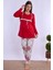 Vişne %100 Pamuk Hamile Lohusa Pijama Takımı 5