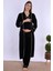 Siyah Sabahlıklı Hamile Lohusa Pijama Takımı 1