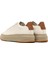 Erkek Beyaz Bağcıklı Kalın Tabanlı Deri Sneaker 25WFD6124FT 5