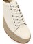 Erkek Beyaz Bağcıklı Kalın Tabanlı Deri Sneaker 25WFD6124FT 9