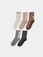 Lcw Dream Bej Desenli Kadın Soket Çorap 5'li 1