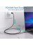 Force 100W Type-C To Type-C USB 3.1 Gen2 10 Gbps 4k@60hz Hızlı Şarj Data ve Görüntü Aktarım Kablosu Örgülü Gn (1 Metre) 4
