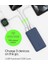 10000 Mah Powerbank, 15W Usb-C & 12W 2xusb-A Girişli, Kompakt Dizayn, Kablo Dahil, Mavi 4