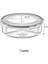 3 Bölmeli Sızdırmaz Contalı Kilitli Kapaklı 1,35 Litre Yuvarlak Erzak Saklama Kabı LC-500 5