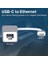 USB Tip C Ethernet 1000MBPS - 1 Gigabit RJ45 Adaptör ve 3 USB Bağlantı Noktası 3.0 Data Hub MacBook Air/pro iMac Acer Lenovo Asus Hp Samsung Huawei ile Uyumlu - Gümüş 3