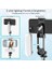 Dolgu Işıklı Sabit Selfie Çubuğu Tripod, Iphone, Samsung, Huawei, Sony ve Diğer Akıllı Telefonlar Için Kablosuz Uzaktan Kumandalı 360 ° Dönebilen Genişletilebilir Cep Telefonu Tripodu 3