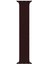Series 5 44MM Için Kordon, (Medium Size, 147MM) Braided Tek Ilmik Kayış Koyu Bordo [ Series 5 44MM ile Uyumlu Kordon - Kayış - Koyu Bordo] 3