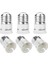 E27 - B22 Soket Dönüştürücü - Led, Akkor ve Cfl Ampüller Için Bayonet Adaptörüne (Es'den Bc'ye) Vidalı (6 Paket) 1
