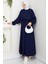 Evsan Tunik Etek Oysho Ikili Takım 1650 - Lacivert 1
