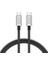 60W 3A Pd Type-C To Type-C Hızlı Şarj ve Kablosu 1 Metre Siyah 2