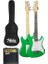CEG-36GR 8-12 Yaş Çocuklar Için Amfili Full 3/4 36 Inç Elektro Gitar Seti Yeşil 2