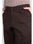 1 Kahverengi Erkek Pamuk Gabardin Regular Pantolon 4