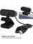 Pc Için Mikrofonlu 1080P USB Web Kamerası, Dizüstü Masaüstü Için Full Hd Web Kamerası, Tak ve Çalıştır, Görüntülü Arama, Kayıt, Oyun Için Gürültü Önleyici Mikrofonlu Web Kamerası 3