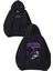 Spellcaster Tasarım Baskılı Oversize Siyah Kapüşonlu Sweatshirt 1