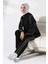 Kadın Mevsimlik Penye Alt Üst Spor ve Rahat Siyah Tesettür Takım 5