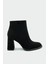 Tobin Siyah Süet Fermuarlı Kadın Bot 1