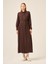 Kadın Tensel Elbise Acı Kahve 31213 3