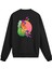 Sırt Baskılı Renkli Soyut Tasarımlı Sweatshirt 1