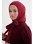 Knit Balaclava Bere Başlık Bordo 1