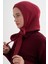 Knit Balaclava Bere Başlık Bordo 3