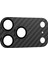 Apple iPhone 17 Pro Max Uyumlu Kevlar Karbon Fiber Kamera Lens Camı - Black 1