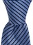 Mavi Çizgili 8 cm Genişliğinde Ipek Kravat 2