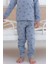 %100 Pamuk Desenli Erkek Çocuk Pijama Takımı 3