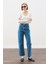 Straıght Ankle Jean Pantolon Mavi 1