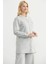 Çıtçıtlı Tunik Boy Eşofman Takım - Gri 4