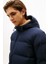 Erkek Regular Fit Kapüşonlu Dolgulu Şişme Mont - Lacivert 4