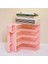 Mg 124 Pastel Pembe 4 Bölmeli Modüler Tasarım Organizer Kalemlikli Magazinlik Klasör Arşiv Kutusu Demonte 3