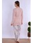 Pudra %100 Pamuk Sabahlıklı Hamile Lohusa Pijama Takımı 6