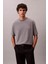 Erkek Regular Fit Amblem Logolu T-Shirt - Gri 1