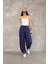 Osy Modal Yumuşak Dokulu Kumaş Şalvar Pantalon - Lacivert 1
