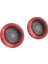 Hoparlör -Mesh Izgara Kapağı, 54 -Mm Loudspeaker Yuvarlak Izgara Kapak Koruyucusu 2pcs Metal Efekti Araba Için Dirençli (Kırmızı) 4