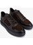 Erkek Hakiki Deri Kahverengi Nubuk Sneakers & Spor Ayakkabı 352 23078 Erk Ayk SK25-26 Kahve Nbk 2