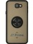 Samsung Galaxy J7 Prime Kılıf Montreal Yüzüklü Silikon Kapak - SIYAH-(5796) - N316J465-M47316 1