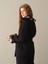 Kadın Siyah Kürklü Oversize Ceket 6