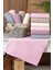 Tekstil Path | 12&apos;li 30X50 cm El ve Yüz Havlu Seti | Mutfak Havlusu Pembe 1